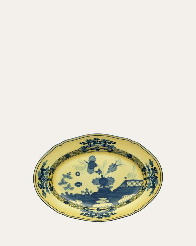 Oriente Italiano Oval Platter, Citrino